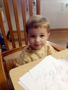 Jayden in CVICU at TCH
